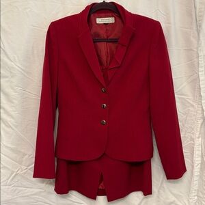 Tahari Red Women's Dress Suit